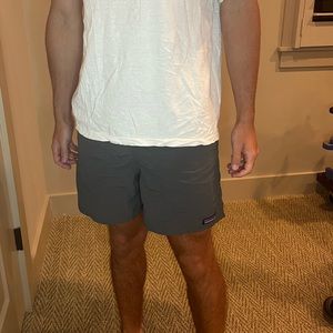 5” inseam BLACK Patagonia baggie shorts in size small